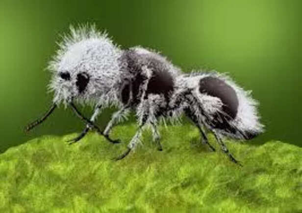Rare ant species look like panda