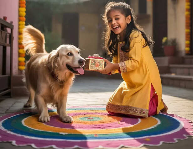 celebrate rakhi with pet