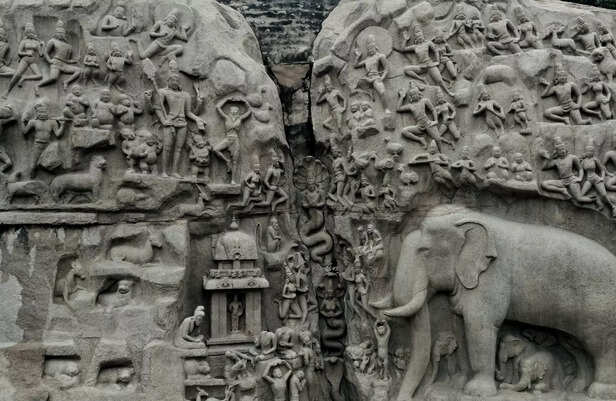 Animals in Ancient Temple