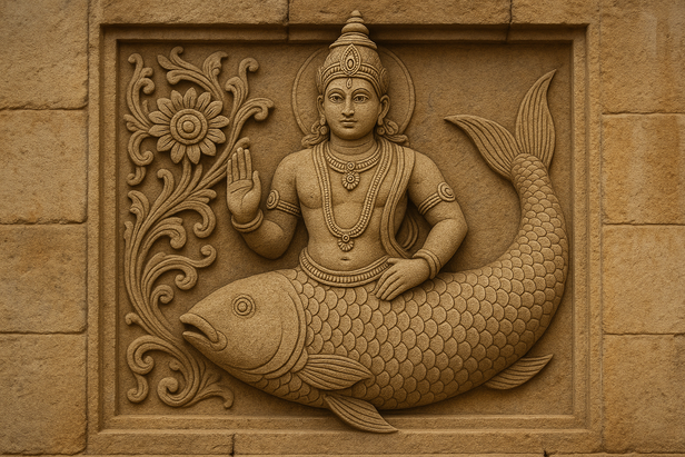Matsya Avatar in Temple A